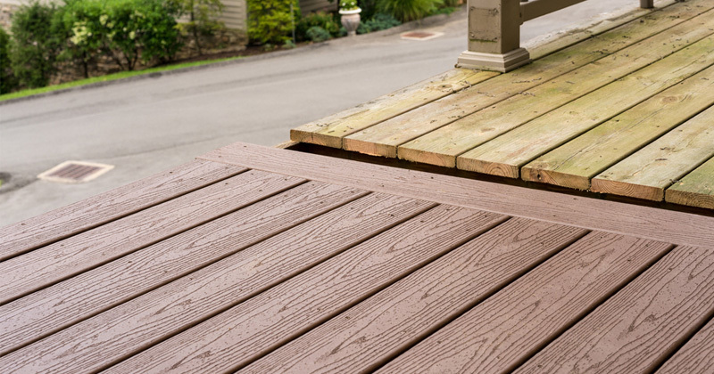 Why is composite decking preferable to wood decking?