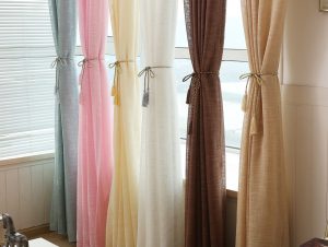 sheer curtains Dubai